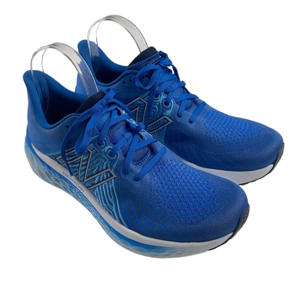 New! New Balance men's Fresh Foam X Vongo V5 Running Shoe Oxygen Blue/Laser Blue - Picture 4 of 7